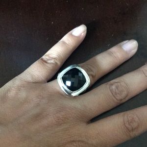 David Yurman 14mm Black Onyx ring size 5